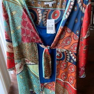 Brand new patchwork tunic